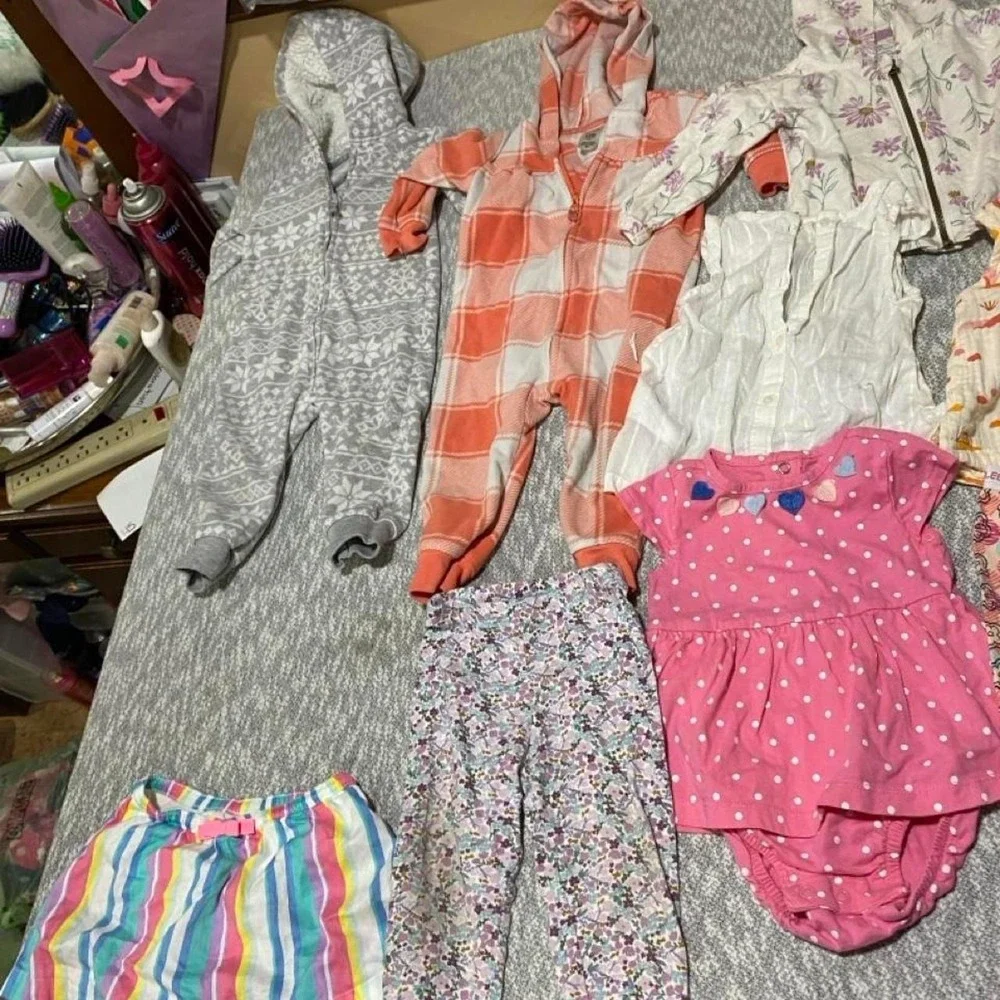 Bundle of baby girl clothes Size 12-18 months. SKU-A963